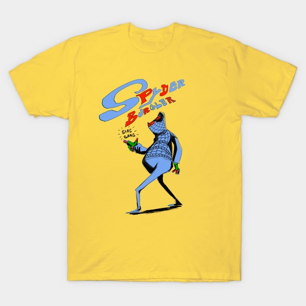 Spyder Burgler T-Shirt by Ninjanese_art